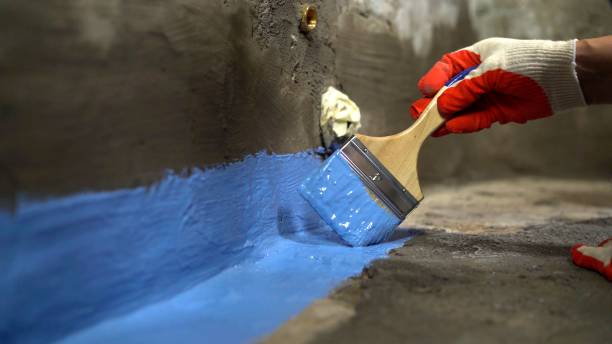 Commercial Vapor Barrier Installation project at a Newark, NY business property by SJ Waterproofing Pros